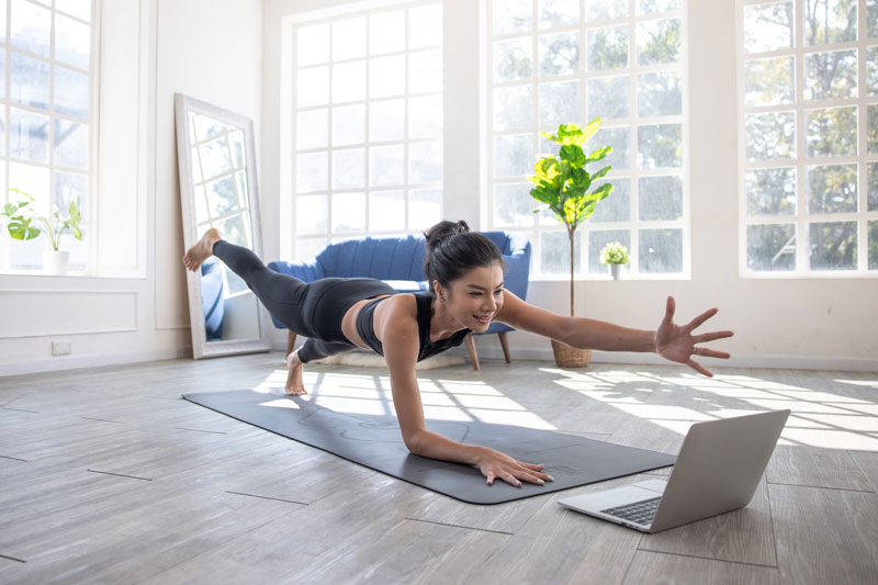 Yoga zu Hause